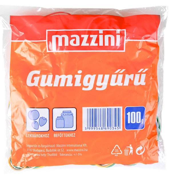 MAZZINI Gumigyűrű 100 g